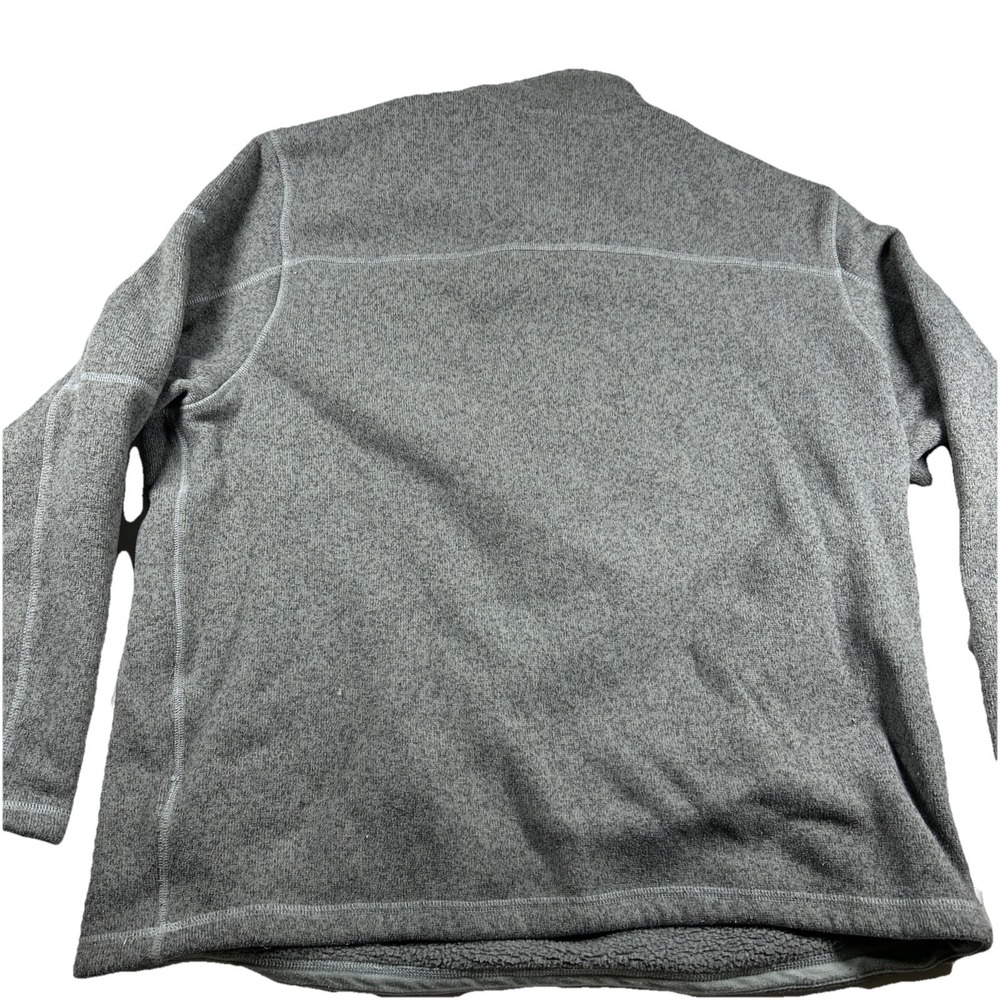 The North Face Pullover Sweater Men's XXL Gray 1/2 Zip Soft Fleece Lined Outdoor - Picture 3 of 11